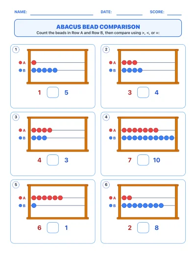 Abacus Bead Comparison