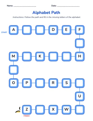 Alphabet Path