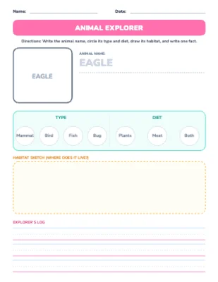 Animal Explorer Journal