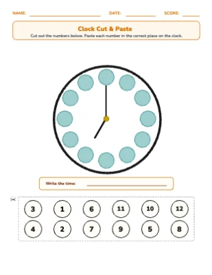 Clock Cut & Paste