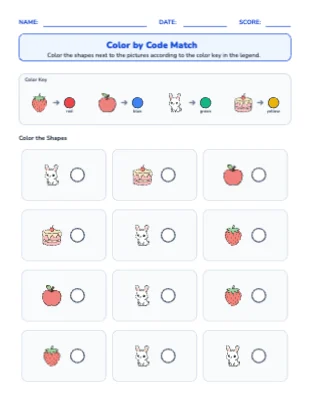 Color by Code Matching