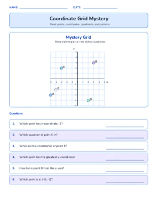 Coordinate Grid Mystery
