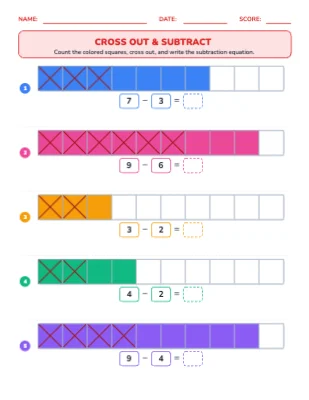 Cross Out & Subtract