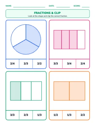 Fractions & Clip