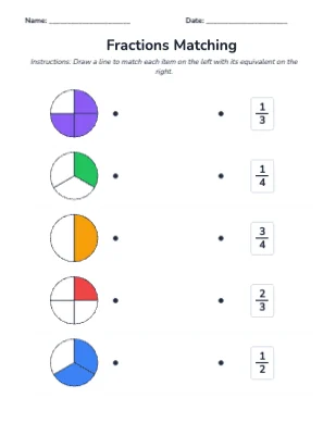 Fractions Matching