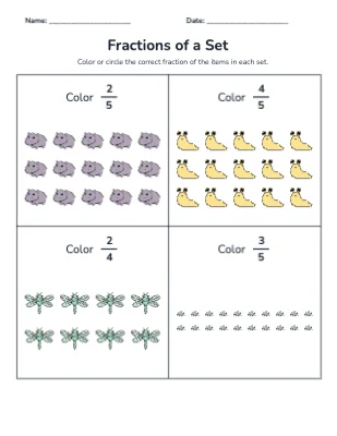 Fractions of a Set