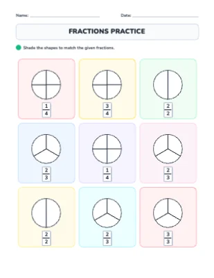 Fractions Shading