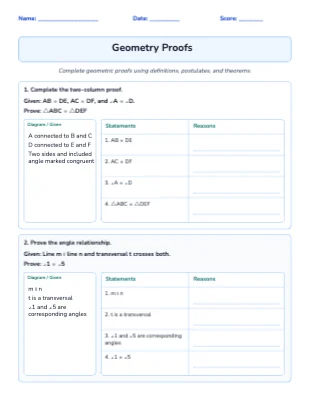 Geometry Proofs