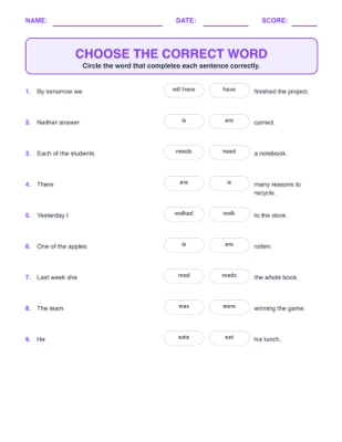 Grammar & Conventions