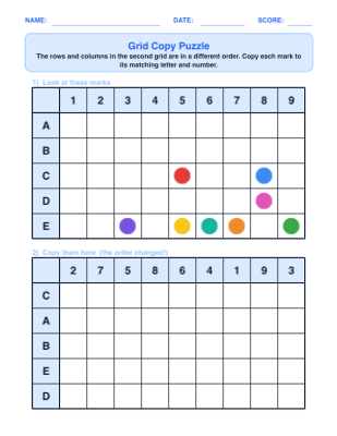 Grid Copy Puzzle