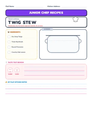 Junior Chef Play Recipes