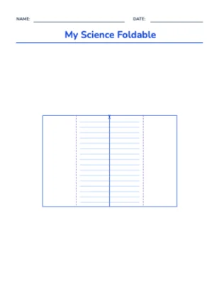 Interactive Notebook Foldable