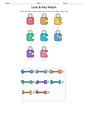 Lock & Key Match