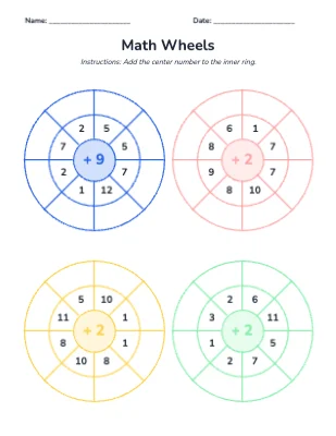 Math Wheels