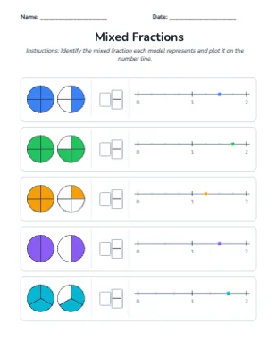 Mixed Fractions Models