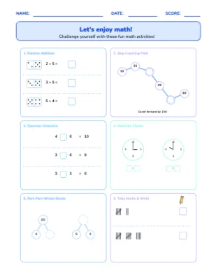 Let's Enjoy Math! Review