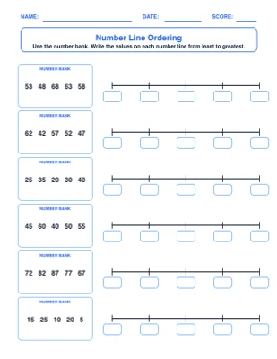 Number Sequences & Number Lines