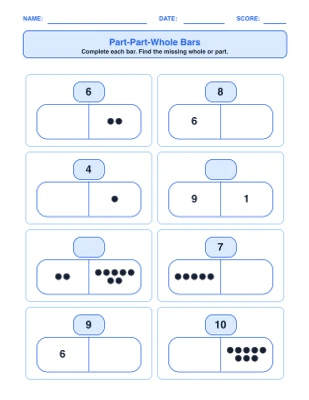 Part-Part-Whole Bars
