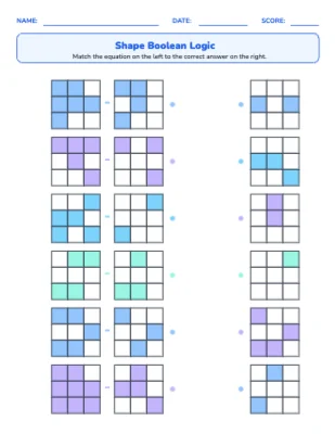 Shape Boolean Logic