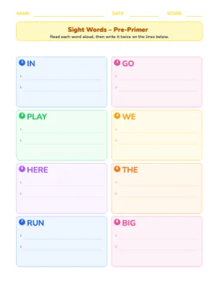 Sight Words