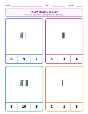 Tally Marks & Clip