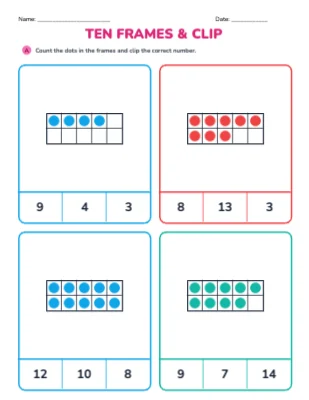 Ten Frames & Clip