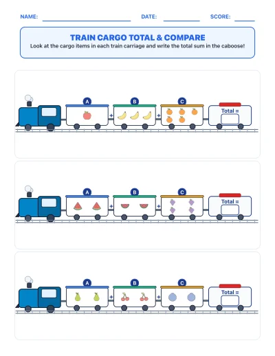 Train Cargo Total & Compare