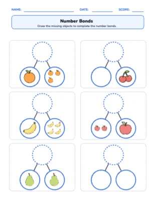 Visual Number Bonds